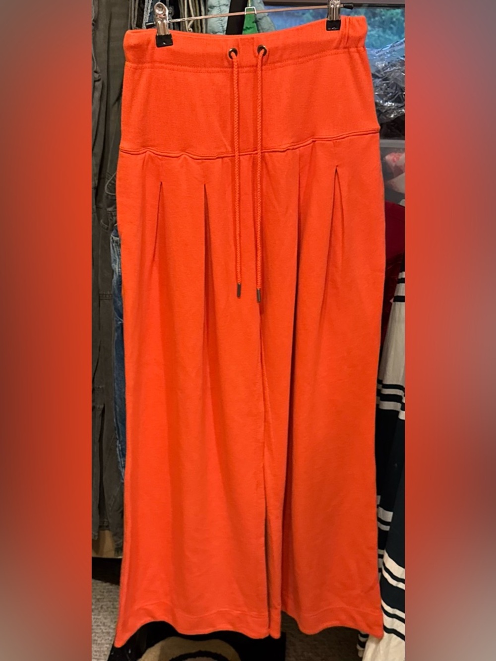 NWT Free People FP Movement Studio Siren Pants - Lava red - Small - Picture 6 of 8